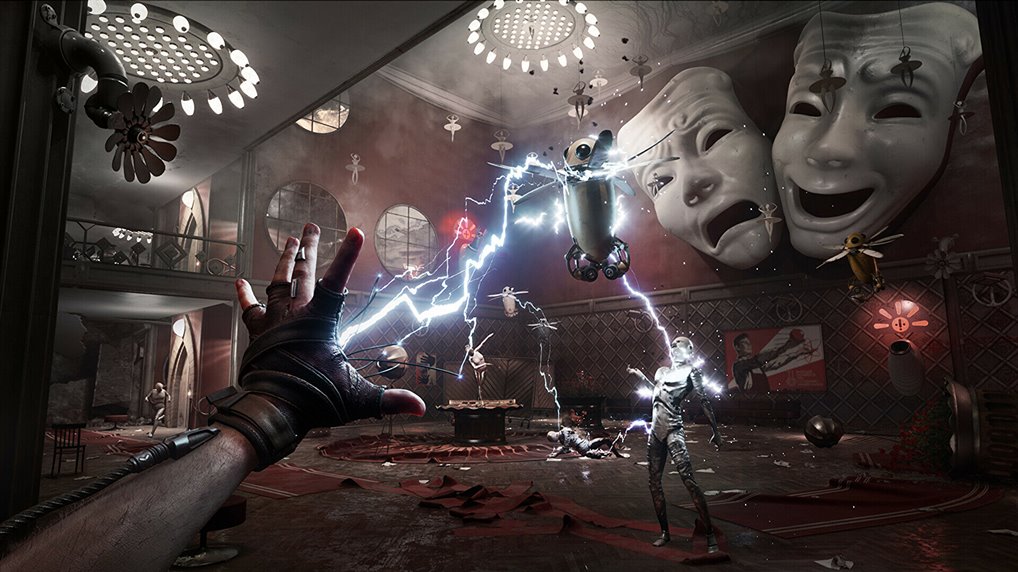 Atomic heart screenshot featuring polymer glove equipment