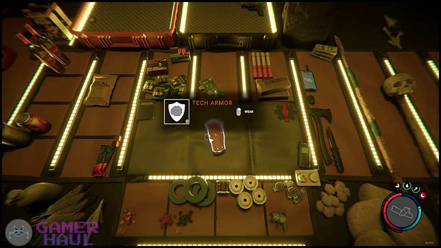 crafted tech armor in sons of the forest inventory
