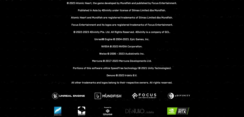Startup Intro Image in Atomic Heart
