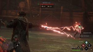 Casting the Crucio Curse in Hogwarts Legacy