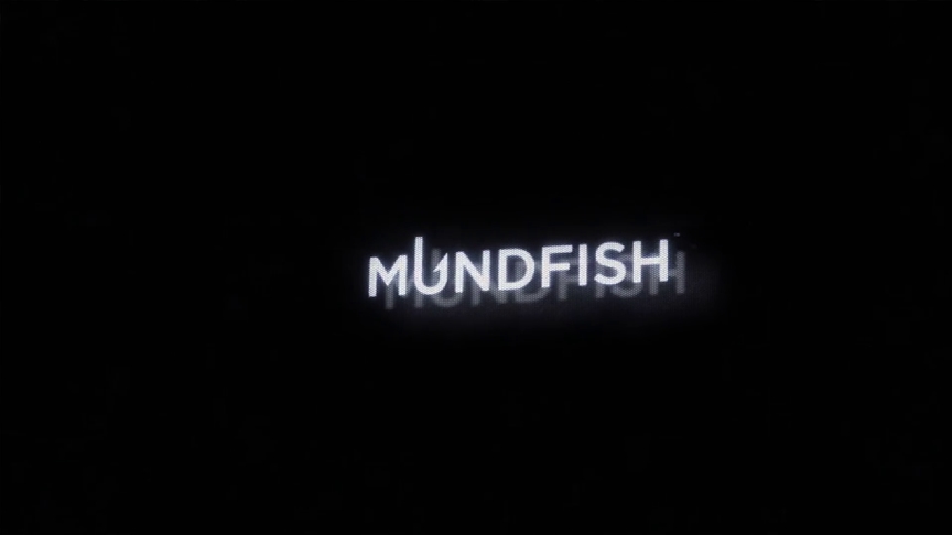 Mundfish Developer Logo Intro Screen at Atomic Heart Launch