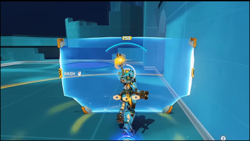 New Brigitte Barrier after rework for the hero in overwatch 2