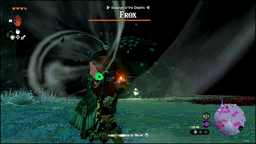 Step 3 to Beat Frox in Zelda Tears of the Kingdom