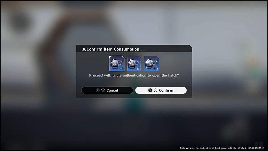 Prompt to unlock the triple authentication door in honkai star rail