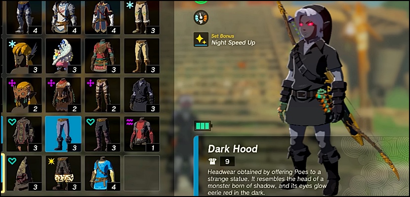 Dark Armor Set Bonus in The Legend of Zelda: Tears of the Kingdom