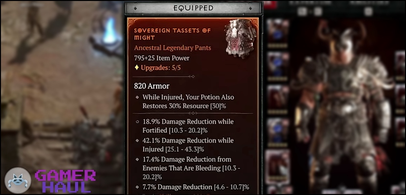 Best Barabarian Pants Rolls in Diablo 4 (D4)