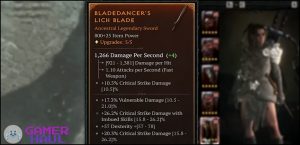 Best Sword Affixes for Rogue Class in Diablo 4 Screenshot