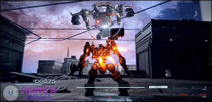 AC12 HC Helicopter Boss in Armored Core 6