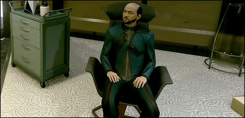Confronting Larry Dumbrosky in Starfield
