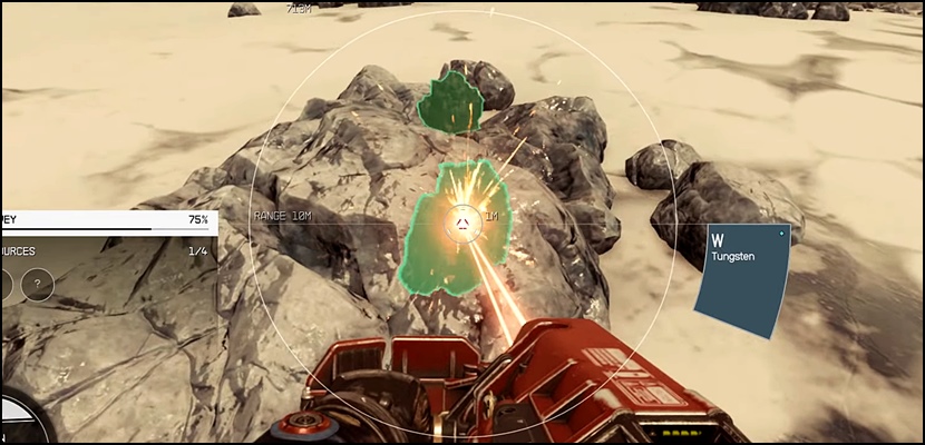 Mining Tungsten in Starfield Screenshot