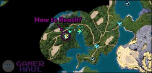 Broncherry Aqua pal location marked in Palworld Map